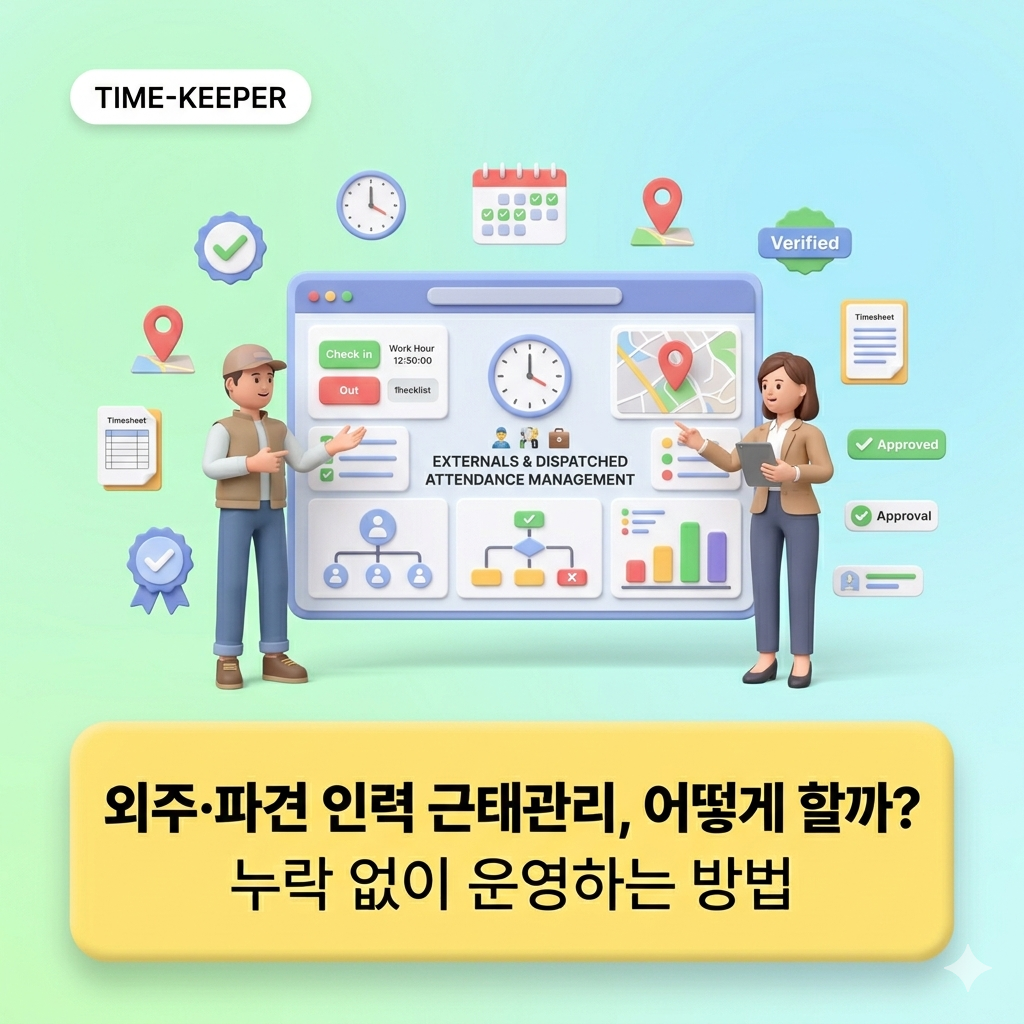 외주 파견 인력 근태관리