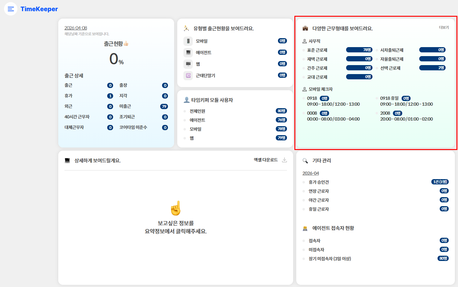 중견 대기업 근태관리 시스템 구축 전략 본문 이미지