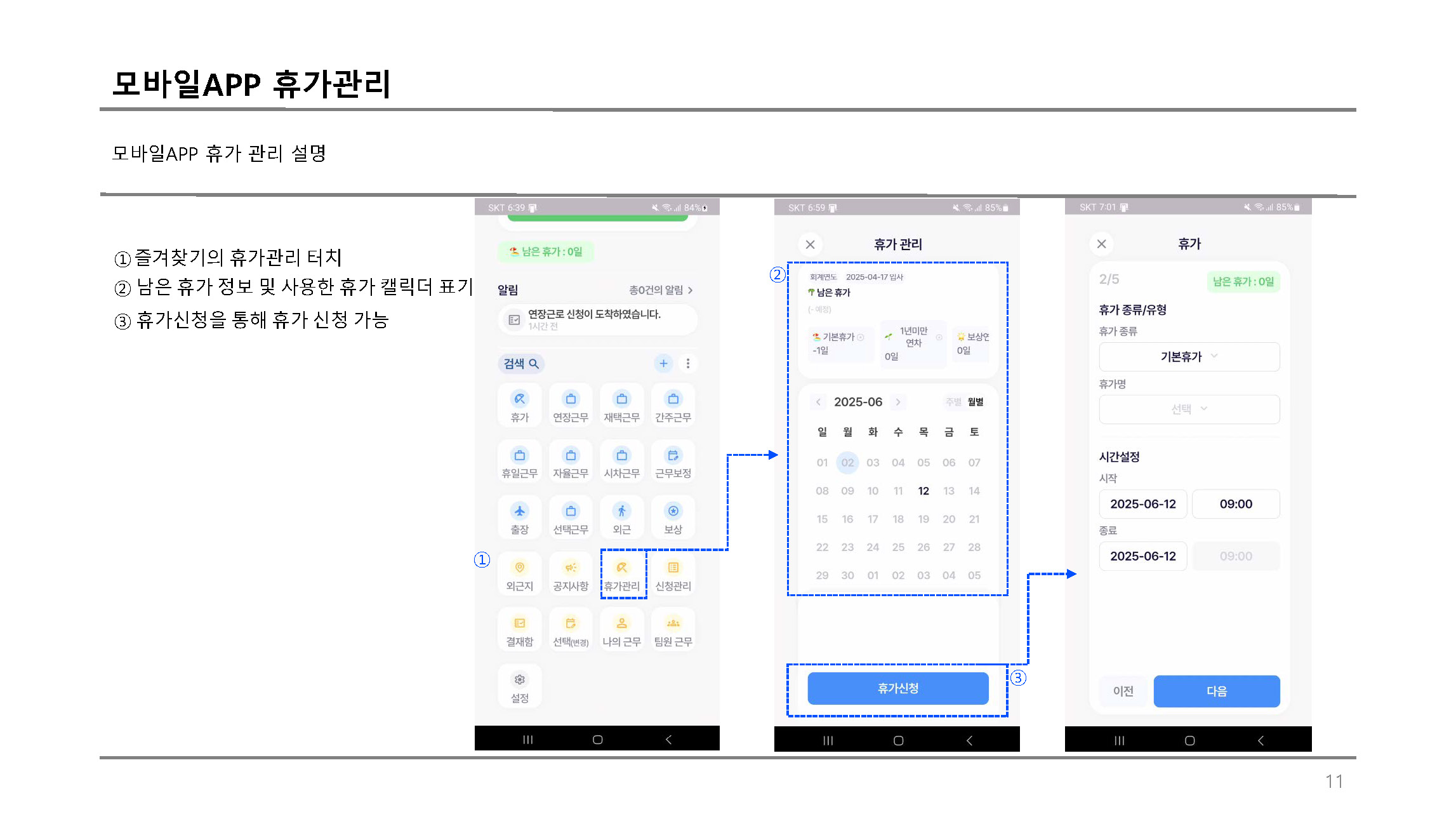 휴가관리